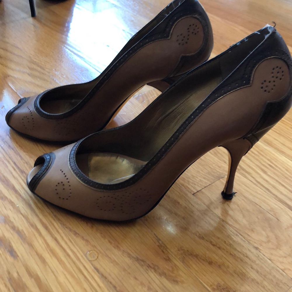 Miu Miu brown leather